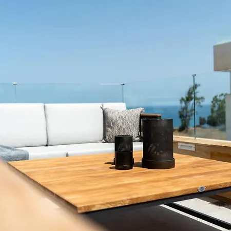 Palm - Incredible With 5 Rooms, Amazing Sea View And Private Pool 빌라 푸엔히롤라