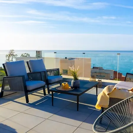 Palm - Incredible With 5 Rooms, Amazing Sea View And Private Pool 푸엔히롤라