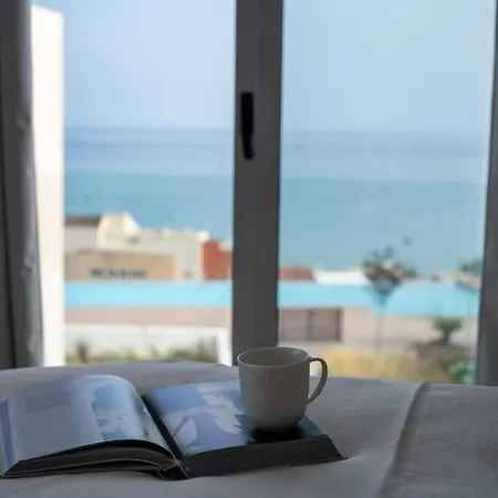 Palm - Incredible With 5 Rooms, Amazing Sea View And Private Pool 别墅 丰希罗拉