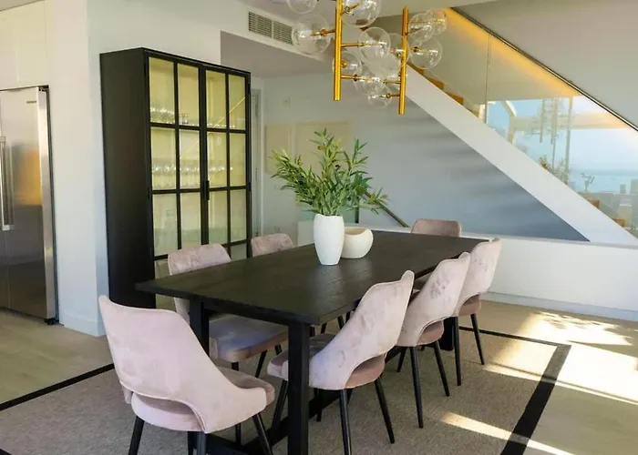 Palm - Incredible With 5 Rooms, Amazing Sea View And Private Pool 别墅 *