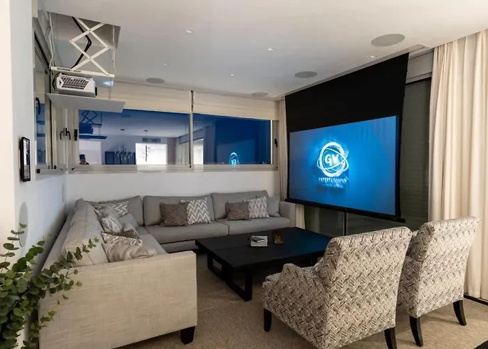 Palm - Incredible With 5 Rooms, Amazing Sea View And Private Pool 别墅