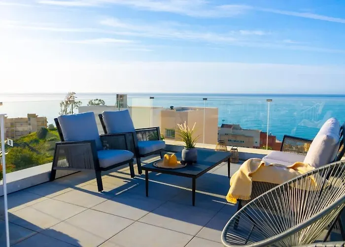 Palm - Incredible With 5 Rooms, Amazing Sea View And Private Pool 丰希罗拉